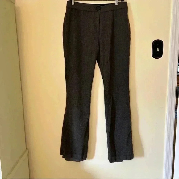 Kate Spade Live Colorfully Wool Dress Pants Grey Size 10 Bootcut - Picture 1 of 5